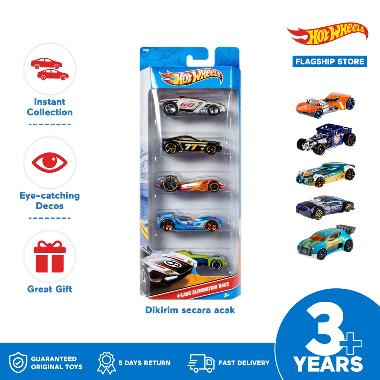 Hot Wheels 5-Car Pack - Mainan Mobil Balap