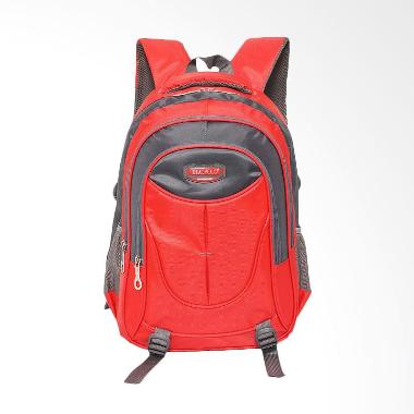Real Polo 6371 Backpack Daypack - Merah Red