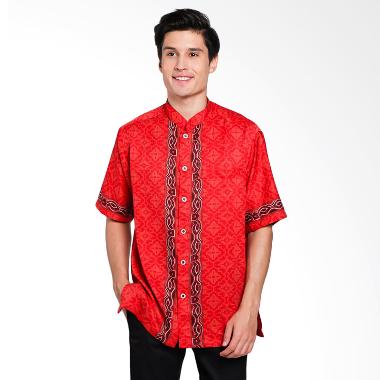 Batik Arjunaweda Men Koko Batik Sen ... ian Pria - Merah 60122047