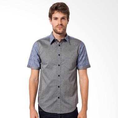 A&D Casual Atasan Pria- Grey MS 750