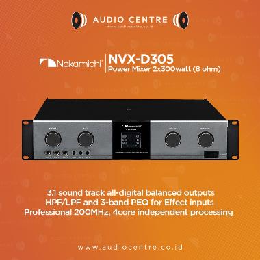 Nakamichi NVX-D305 Power Mixer Karaoke Stone Grey
