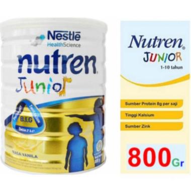Promo Harga Nestle Nutren Junior Vanilla 800 gr - Blibli
