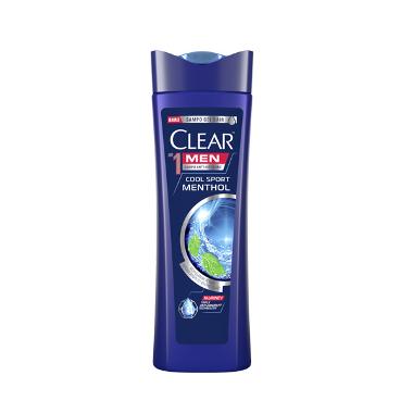 Promo Harga Clear Men Shampoo Anti Dandruff Cool Sport Menthol 320 ml - Blibli