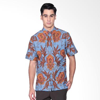 Jual Danar Hadi Print Motif Sekar Ceplok Guci Kemeja Batik