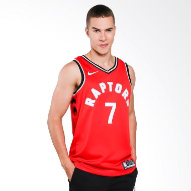NIKE Men Basketball Kyle Lowry Toronto Raptors Swingmen Road Jersey Basket Pria [864511-657]