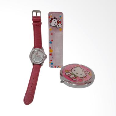 Hello Kitty HK-011 Paket Dandan Jam Tangan Wanita - Multicolor