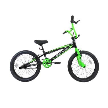 Genio Fury Free Sepeda BMX - Black Green