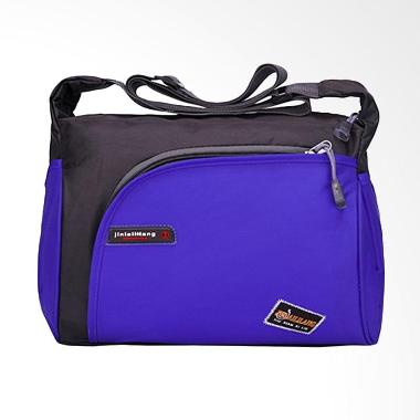 Martinversa Import Best Kanvas Nylon Sling Bag Pria - Blue SL1.P