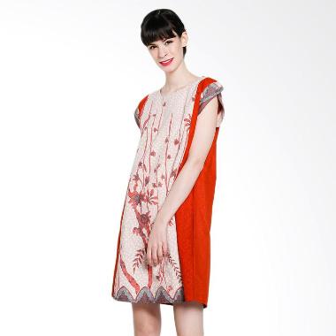 Seruni Batik Alida Dress BTKV 17-11-09 Dress - Teracota