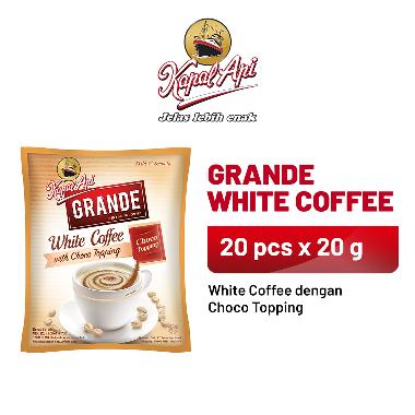 Promo Harga KAPAL API Grande White Coffee per 20 sachet 20 gr - Blibli