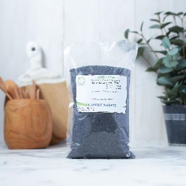 1000gr Roasted Wijen Hitam - Black Sesame Seed - Premium - Oven - Sangrai