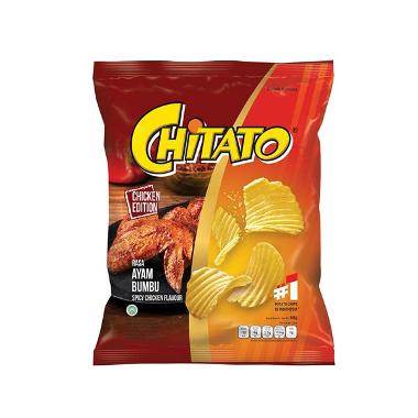 Promo Harga Chitato Snack Potato Chips Ayam Bumbu Spicy Chicken 68 gr - Blibli