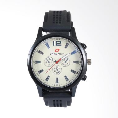 Jual Swiss Army Jam Tangan Pria - Black [SAX 1042-02 