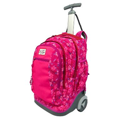 Stardust by Okiedog 2in1 Flower 88007 Trolley Backpack - Pink Pink Pink
