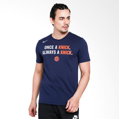 NIKE Men Basketball New York Knicks ...  Pria - Navy [890860-419]