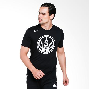 NIKE Men Basketball San Antonio Spu ... Pria - Black [890874-010]