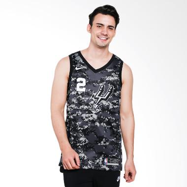 Nike Men Basketball Kawhi Leonard San Antonio Spurs Swingmen Ce 17 Jersey Basket Pria [912153-010]