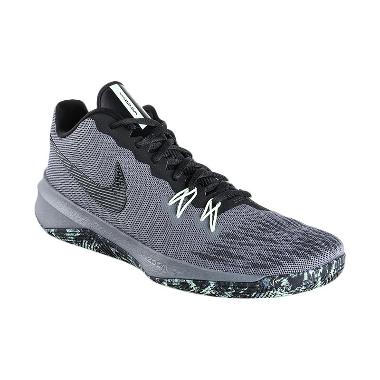 NIKE Men Basketball Zoom Evidence II Sepatu Basket - Black [908976-003]