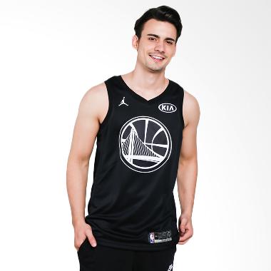 NIKE Men Basketball Stephen Curry NBA All Star Black Swingmen Jersey 2018 [928873-011]