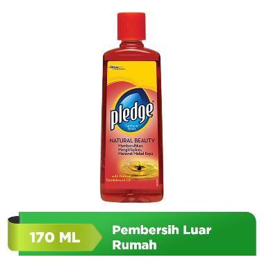 Pledge Cairan Polish Pembersih Furniture Natural Sandalwood Oil [170 mL]