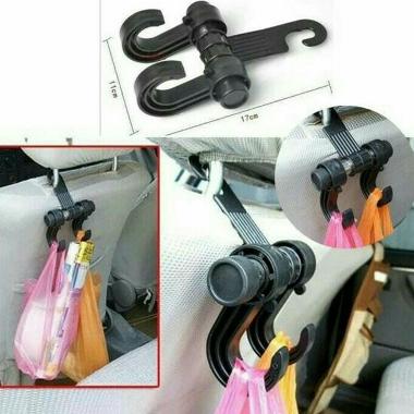 IIT Headrest Hanger Holder Hook Clip Black
