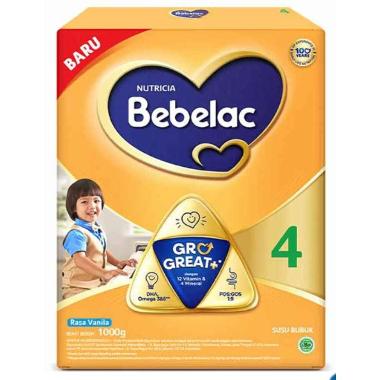 Promo Harga Bebelac 4 Susu Pertumbuhan Vanila 1000 gr - Blibli