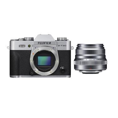 Fujifilm X-T20 Body Kamera Mirrorless - Silver + XF 35mm f2 Silver