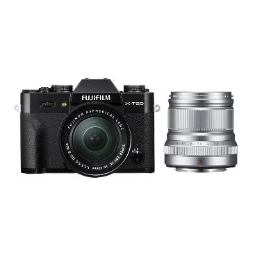 Fujifilm X-T20 16-50mm Black + XF 5 ... Mini Twin Pack (10X2/PK)*