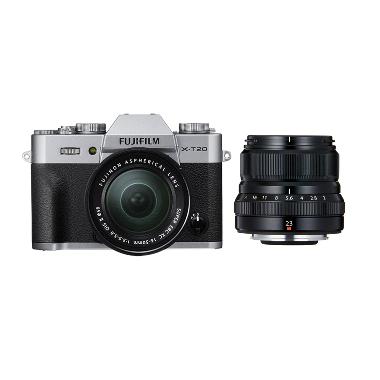 Fujifilm X-T20 16-50 Silver + XF 23 ... Pack (10X2/PK)* jpckemang