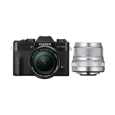 Fujifilm X-T20 18-55 Black + XF 23 ... Pack (10X2/PK)* jpckemang