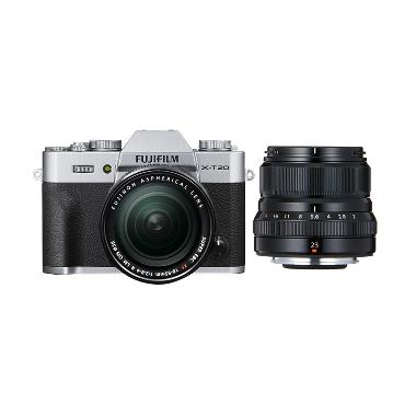 Fujifilm X-T20 18-55 mm Silver + XF ... Mini Twin Pack (10X2/PK)*