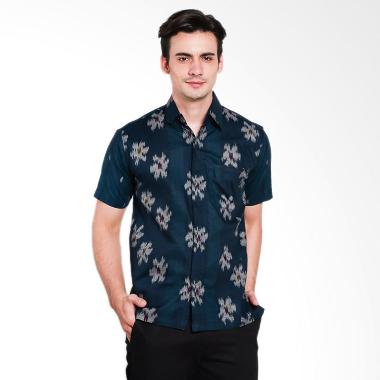 Batik Waskito Short Sleeve Cotton B ... ria - Green [HB LE 51172]