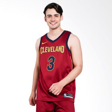 Nike Men Basketball Isaiah Thomas Cleveland Cavaliers Swingmen Jersey Road Kaos Basket Pria [864467-686]