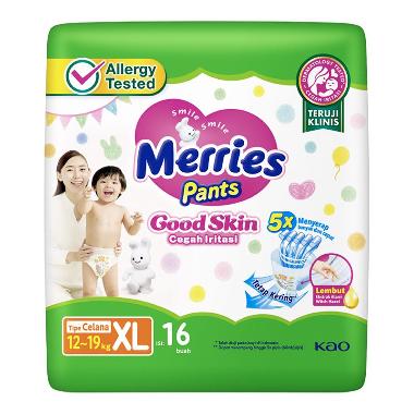 Promo Harga Merries Pants Good Skin XL16 16 pcs - Blibli