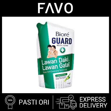 Sabun Mandi Cair Biore Guard Body Foam Lively Refresh Pouch 450 mL