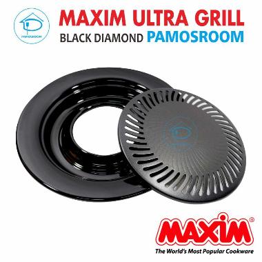 Maxim Ultra Grill Maxim Alat Pemanggang BBQ [25 cm] Hitam