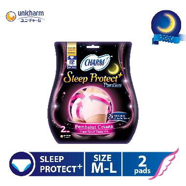 Promo Harga Charm Sleep Protect Plus Panties 2 pcs - Blibli