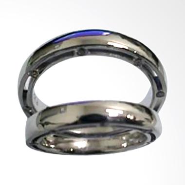 Pentacles GICI-20 Wedding Ring White Gold with Diamonds
