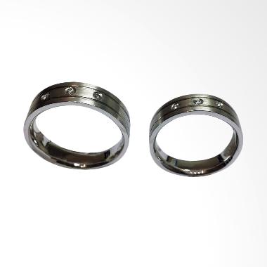 Pentacles PCI290 Wedding Ring White Gold with Diamonds