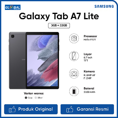 Samsung Galaxy Tab A7 Lite - Harga Agustus 2021 | Blibli