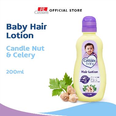 Cussons Baby Hair Lotion Candle Nut & Celery - Losion Rambut Bayi 200ml