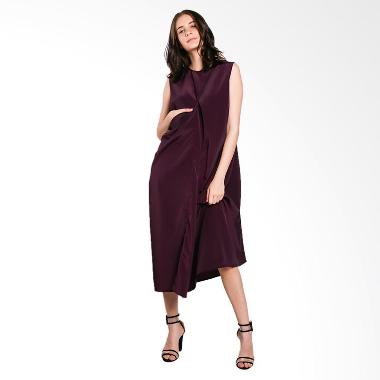 Nikicio Kalem Panjang Dress - Dark Violet