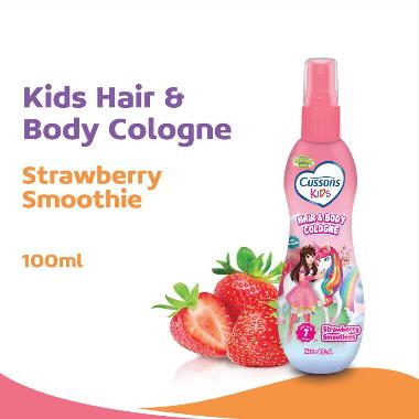 Cussons Kids Hair & Body Cologne Unicorn Strawberry Smoothie - Parfum Anak 100ml