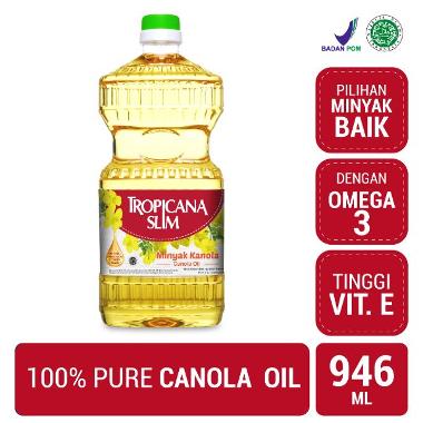 Promo Harga Tropicana Slim Canola Oil 946 ml - Blibli