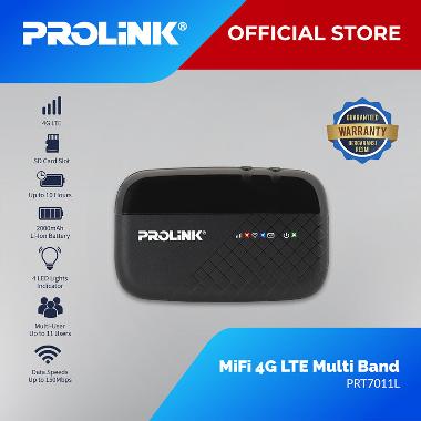 PROLINK PRT7011L Portable WiFi Mifi Hotspot [4G LTE] Amazing Black