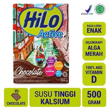 Promo Harga Hilo Active Chocolate 500 gr - Blibli