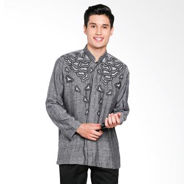 Papercut Muslim Tree G Baju Koko Pria - Grey