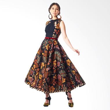 Anne Avantie Sekar Wijaya Batik Dress - Brown Black