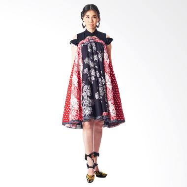 Anne Avantie Arsanti Batik Dress - Black Red