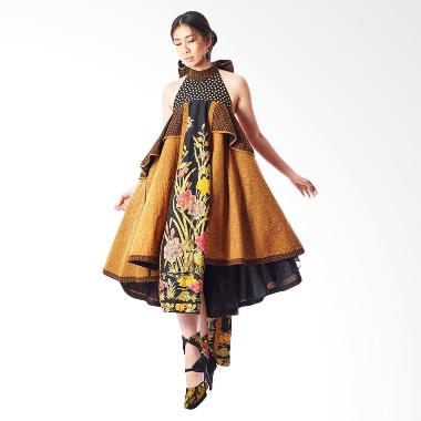 Anne Avantie Umbul Megantara Batik Dress - Brown